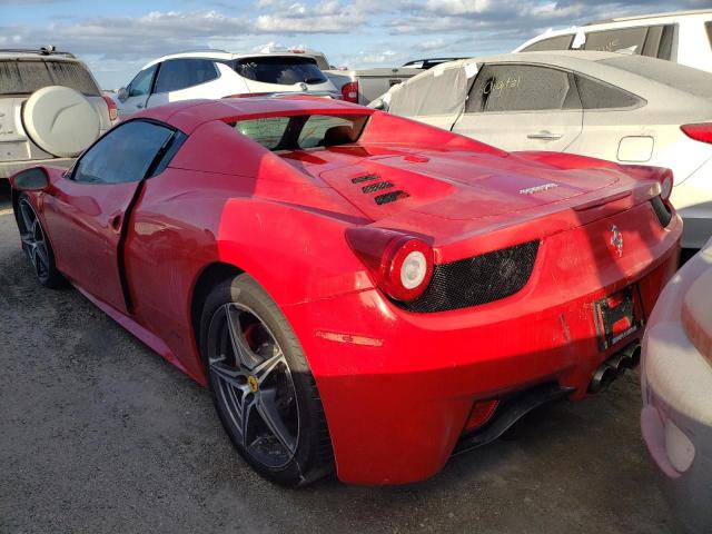 2015 FERRARI 458 SPIDER ZFF68NHA1F0204037