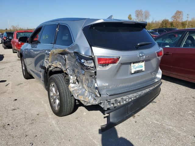 VIN 5TDJKRFH6ES052849 2014 Toyota Highlander, Xle no.9