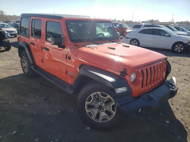 Salvage cars for sale at Cahokia Heights, IL auction: 2018 Jeep Wrangler U