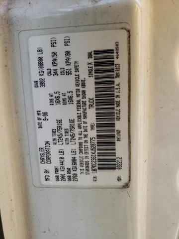 1999 DODGE RAM 2500 VIN: 1B7KC2361XJ528775