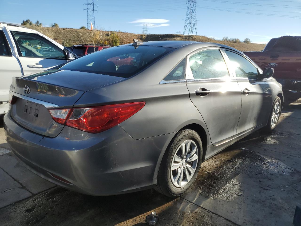 Lot #2558924782 2012 HYUNDAI SONATA GLS