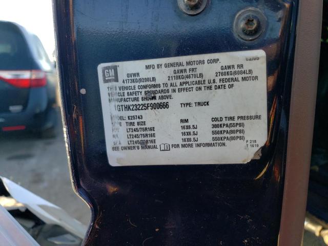1GTHK23225F900666 GMC Sierra K2500 Heavy Duty