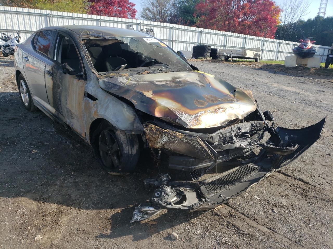2015 Kia Optima Lx იყიდება Finksburg-ში, MD - Burn - Engine