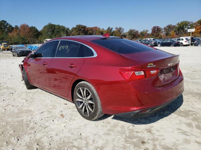 VIN: 1G1ZE5ST8HF146127 Auction: COPART Lot: 66182002 Location: GA - ATLANTA SOUTH 1G1ZE5ST8HF146127 CHEVROLET MALIBU 2017 RED Photo 3