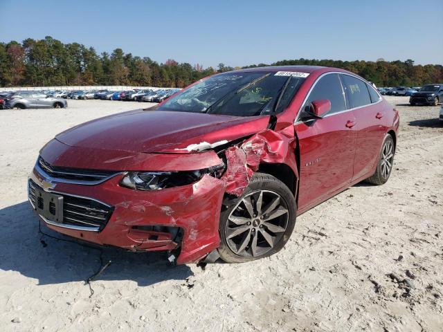 VIN: 1G1ZE5ST8HF146127 Auction: COPART Lot: 66182002 Location: GA - ATLANTA SOUTH 1G1ZE5ST8HF146127 CHEVROLET MALIBU 2017 RED Photo 2