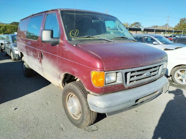 Salvage cars for sale from Copart San Martin, CA: 2006 Ford Econoline