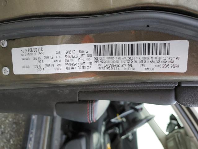 1C4PJMBB7FW611277 Jeep Cherokee Trailhawk