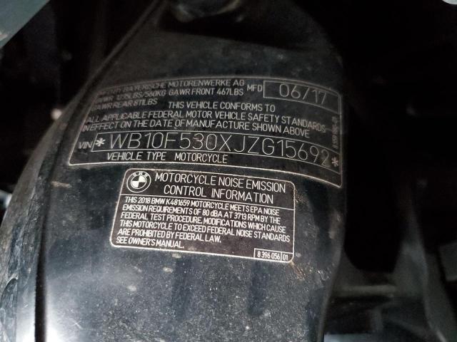 2018 BMW K1600 B WB10F530XJZG15692