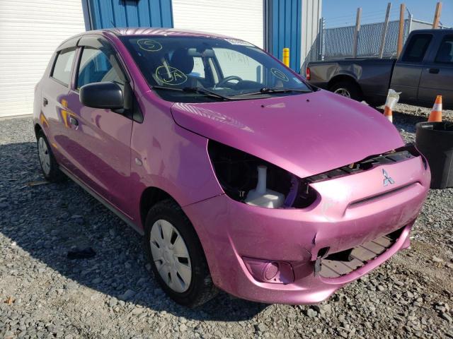Mitsubishi Mirage salvage cars for sale: 2015 Mitsubishi Mirage DE