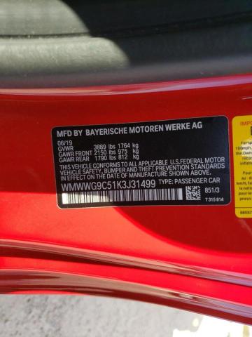 WMWWG9C51K3J31499 Mini COOPER S