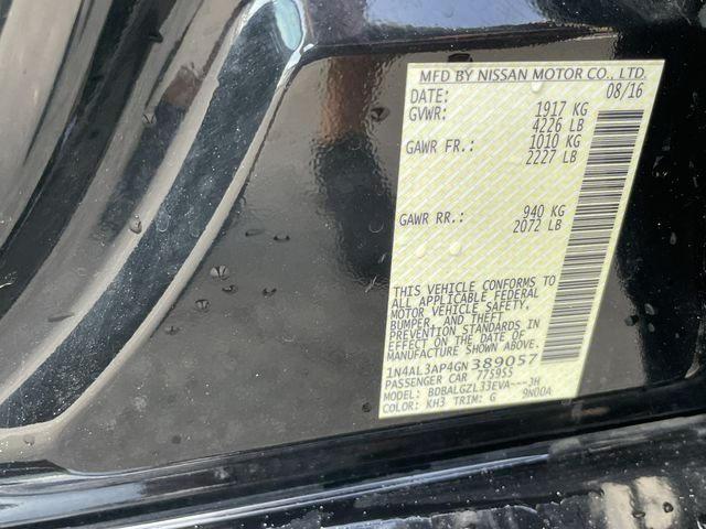 VIN: 1N4AL3AP4GN389057 Auction: COPART Lot: 66397772 Location: FL - JACKSONVILLE NORTH 1N4AL3AP4GN389057 NISSAN ALTIMA 2016 UNKNOWN - NOT OK FOR INV. Photo 13