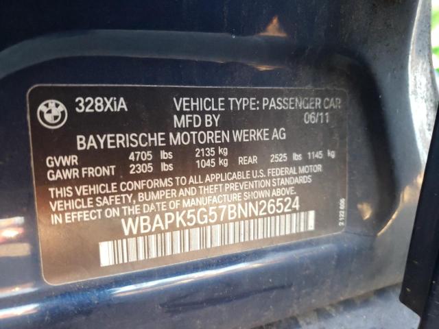 WBAPK5G57BNN26524 BMW 3 Series