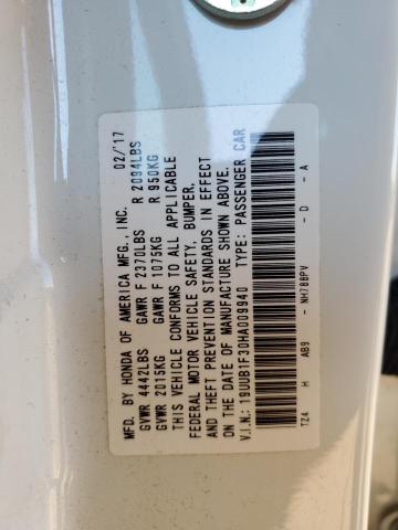 19UUB1F30HA009940 Acura TLX