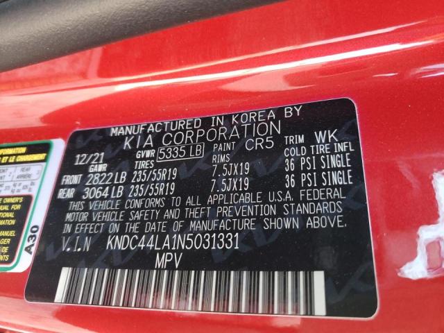 2022 KIA EV6 GT LIN KNDC44LA1N5031331