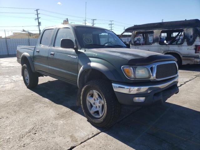 Salvage cars for sale from Copart Sun Valley, CA: 2003 Toyota Tacoma DOU