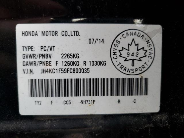 2015 ACURA RLX TECH JH4KC1F59FC800035