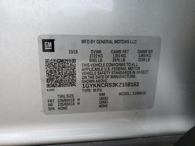 2019 CADILLAC XT5 LUXURY - 1GYKNCRS3KZ158163