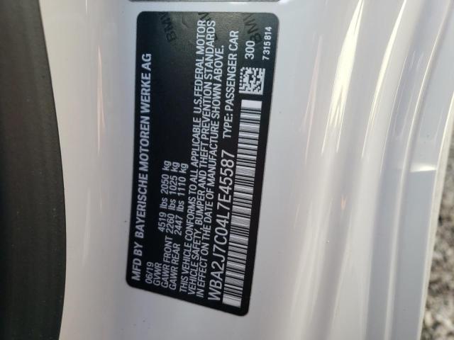 2020 BMW M240XI WBA2J7C04L7E45587