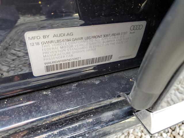 2019 AUDI A8 L WAU8DAF88KN010921
