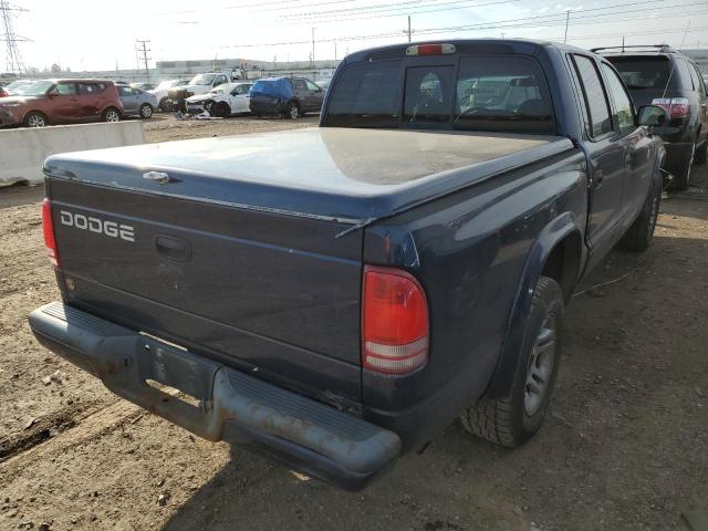 2002 DODGE DAKOTA QUAD SPORT VIN: 1B7HL38X62S694231