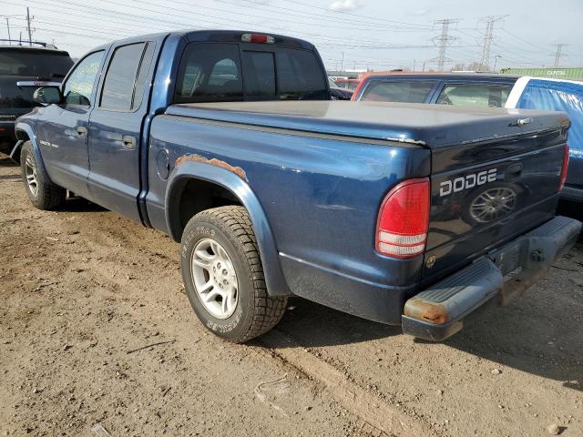 2002 DODGE DAKOTA QUAD SPORT VIN: 1B7HL38X62S694231