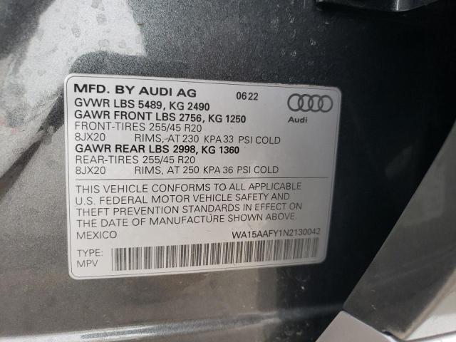 2022 AUDI Q5 SPORTBA WA15AAFY1N2130042