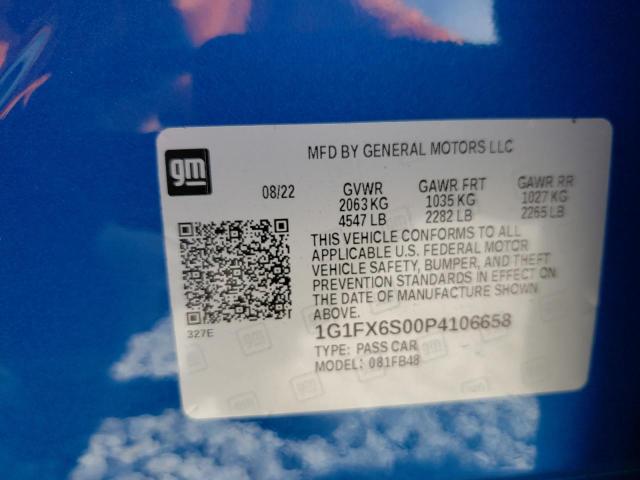 2023 CHEVROLET BOLT EV 2L 1G1FX6S00P4106658