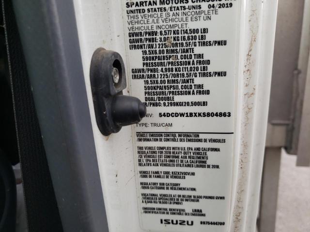 2019 CHEVROLET 4500 54DCDW1BXKS804863
