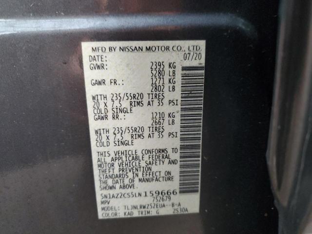 2020 NISSAN MURANO SL 5N1AZ2CS5LN159666