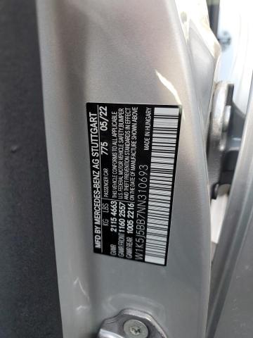 2022 MERCEDES-BENZ CLA AMG 35 W1K5J5BB7NN310693