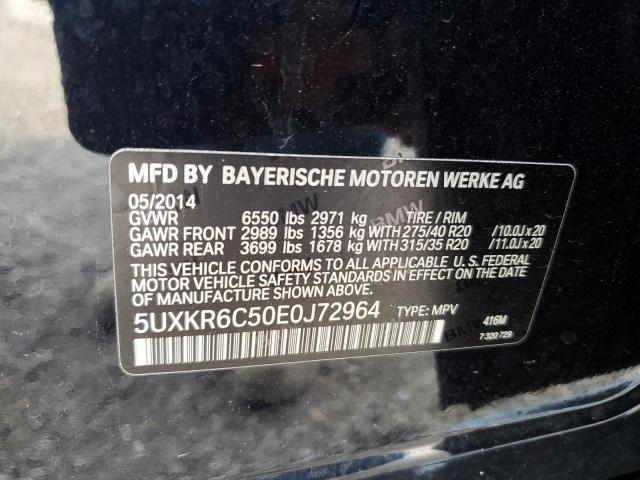 5UXKR6C50E0J72964 BMW X5