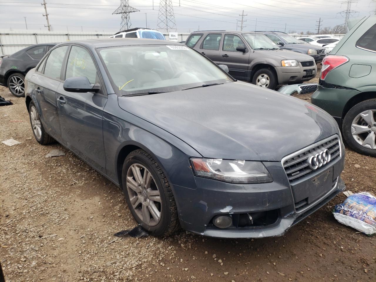 2011 Audi A4 Premium продається в Elgin, IL - Rear End