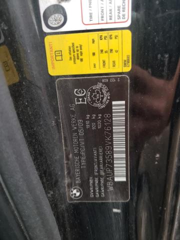WBAUP73589VK76128 BMW 128 I
