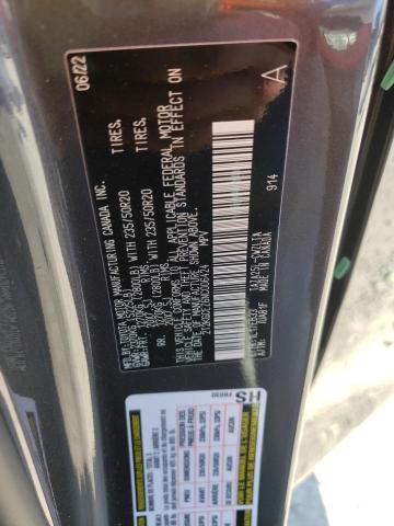 2022 LEXUS NX 350 2T2KGCEZ6NC006424
