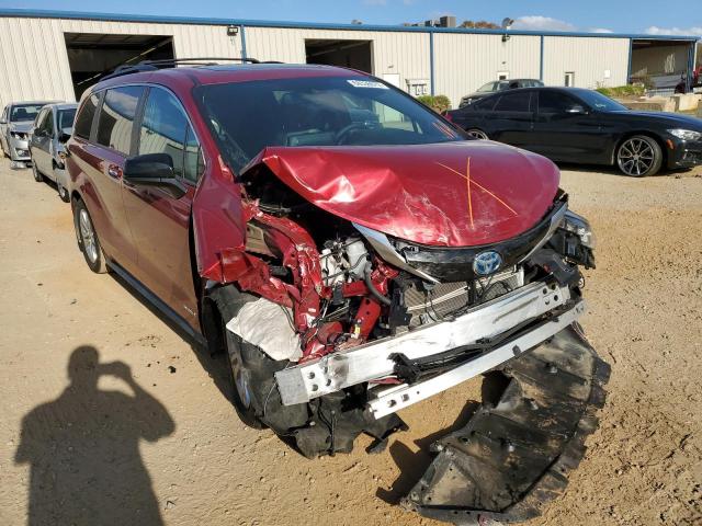 2021 TOYOTA SIENNA XSE 5TDDSKFCXMS036502