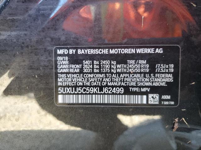 2019 BMW X4 M40I - 5UXUJ5C59KLJ62499