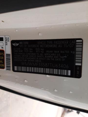 WMWMF33587TU63406 Mini Cooper