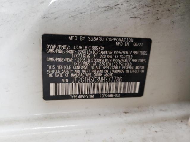 JF2GTHSC3MH371786 Subaru Crosstrek Sport