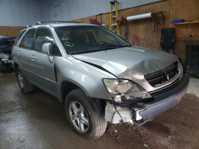 Salvage cars for sale from Copart Kincheloe, MI: 2001 Lexus RX 300
