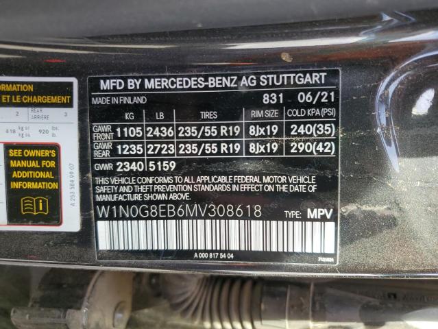 2021 MERCEDES-BENZ GLC 300 4M - W1N0G8EB6MV308618