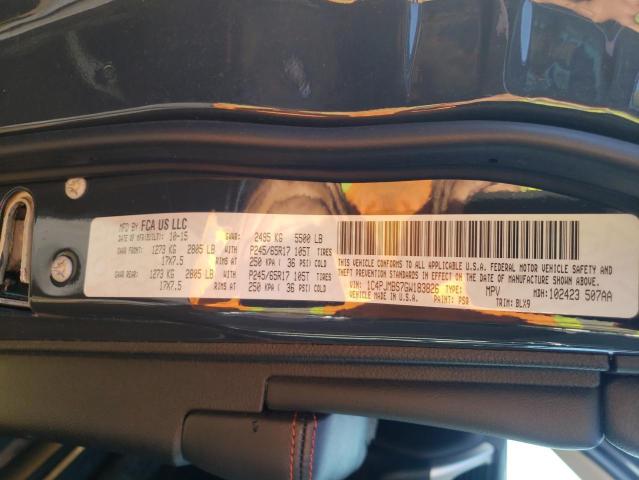 2016 JEEP CHEREOKEE 1C4PJMBS7GW183826