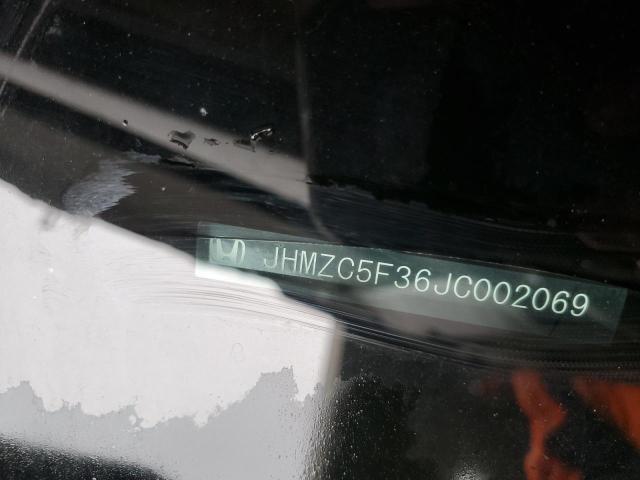 2018 HONDA CLARITY TO - JHMZC5F36JC002069
