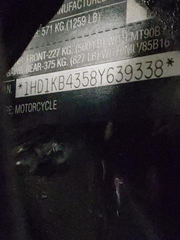 2008 HARLEY-DAVIDSON FLHX - 1HD1KB4358Y639338