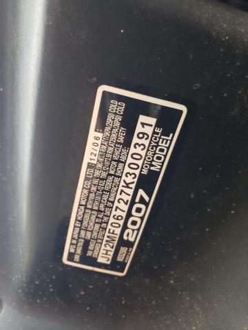 2007 HONDA NSS250 S JH2MF06727K300391