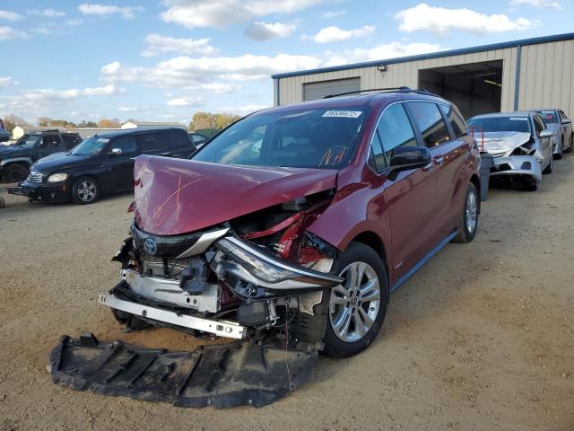 2021 TOYOTA SIENNA XSE 5TDDSKFCXMS036502