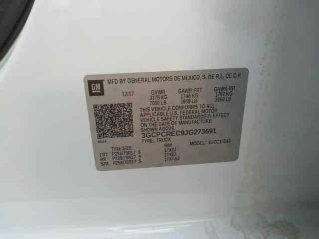 2018 CHEVROLET SLVRD 1500 3GCPCREC9JG273691