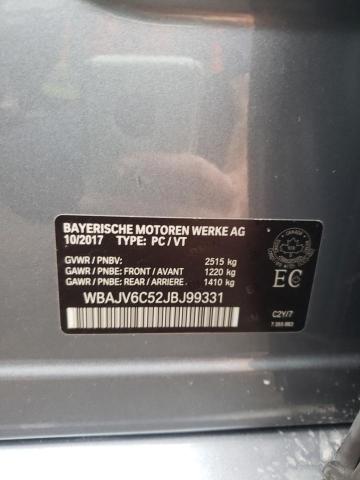 2018 BMW 640 XIGT WBAJV6C52JBJ99331