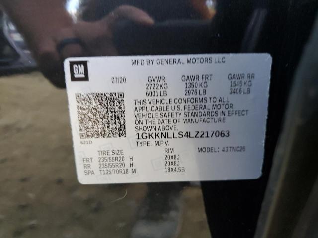 2020 GMC ACADIA AT4 1GKKNLLS4LZ217063