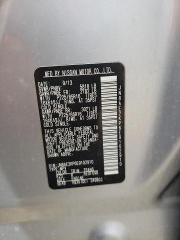 JN8AE2KP6E9102910 Nissan QUEST S