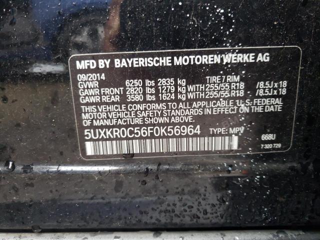 5UXKR0C56F0K56964 BMW X5 Xdrive35i